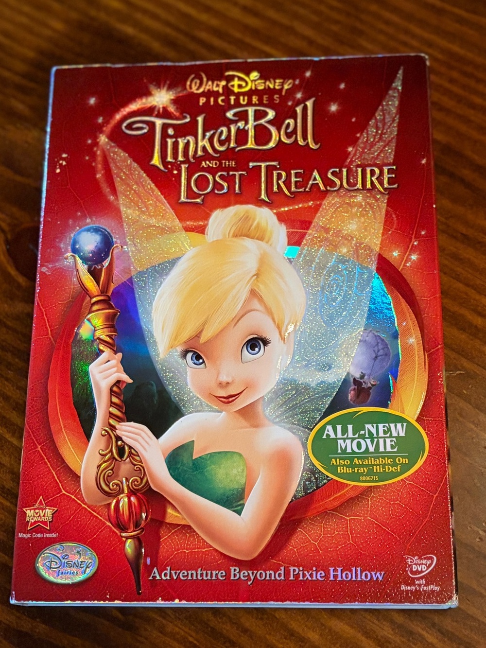 Tinker Bell and the Lost Treasure on DVD.